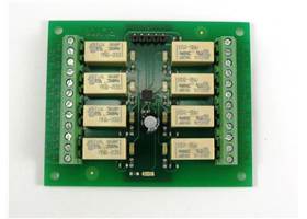 RLY08 - 8 Channel Relay Board with Serial - I2C - Top